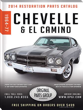 opgi chevelle parts catalog